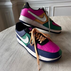 Nike‎ Air Force 1/1 'Black Multi-Color' Men’s Size 10.5